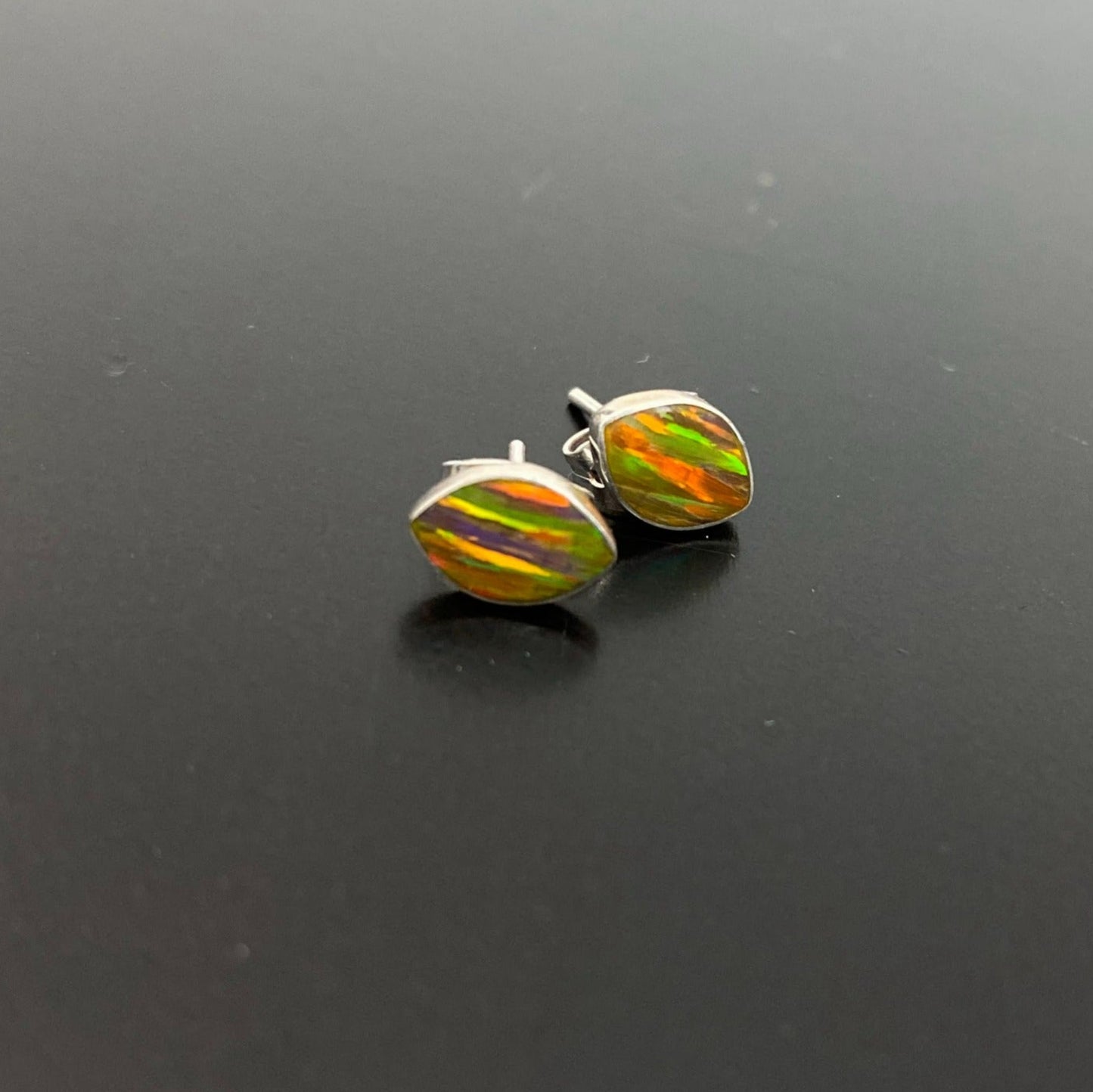 Opal Stud Earrings