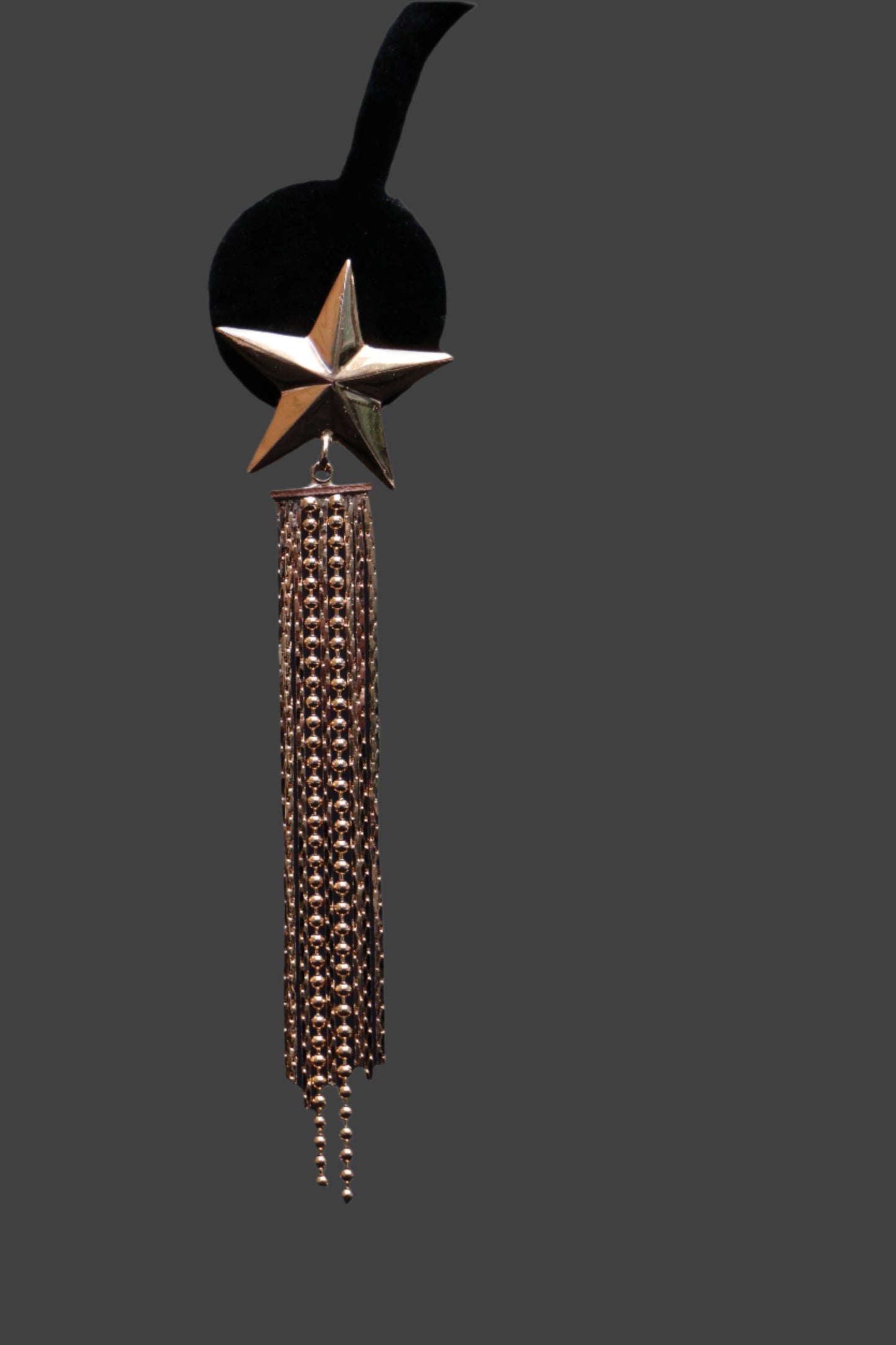 18K Gold Plated Star Dangle Earrings