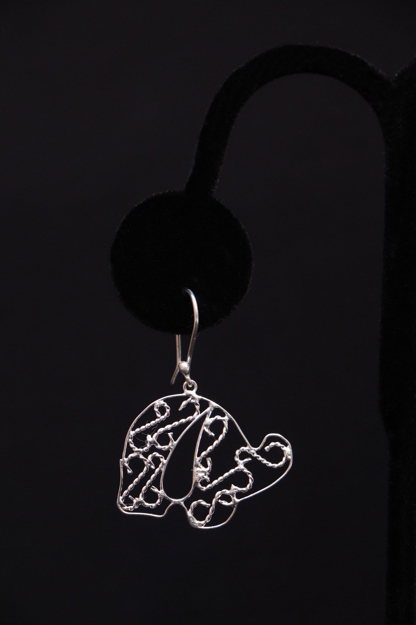 Maria's Silver Elephant Earrings