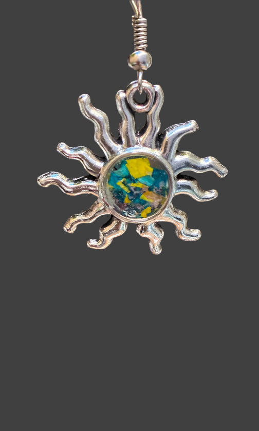 Pretty Seed Sun Earrings