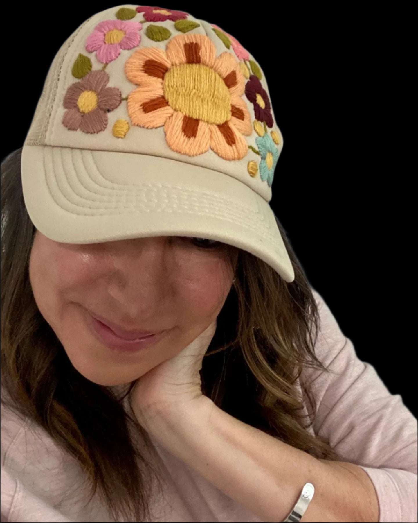 Embroidered Trucker Hat