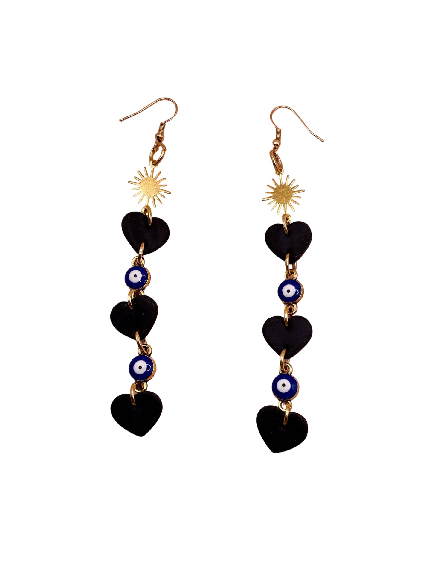 Evil Eye Guardian Statement Earrings