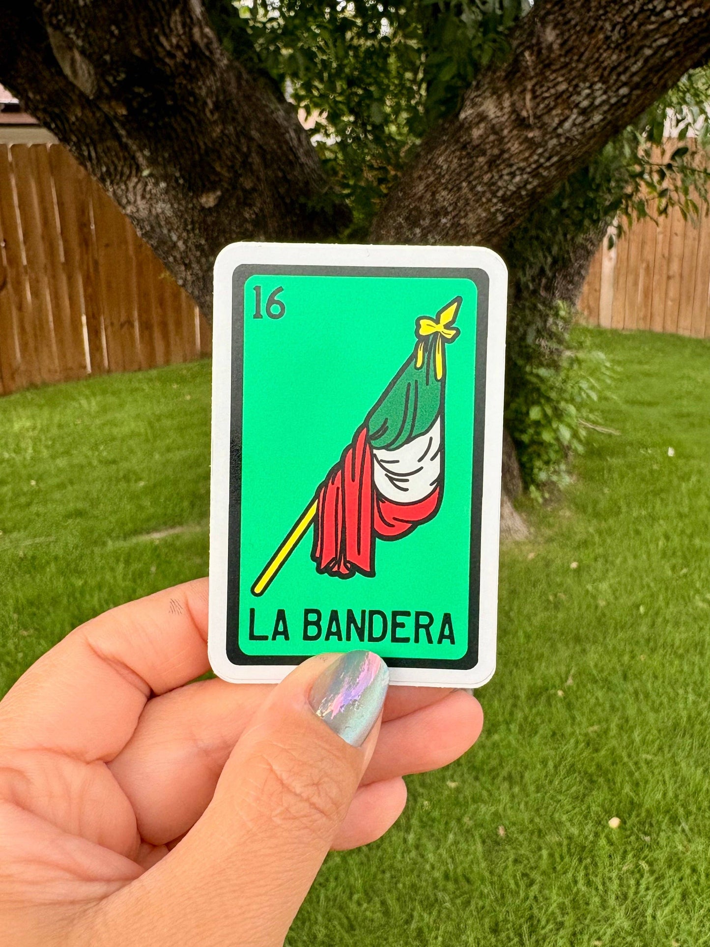 La Bandera Loteria Card | Vinyl Sticker