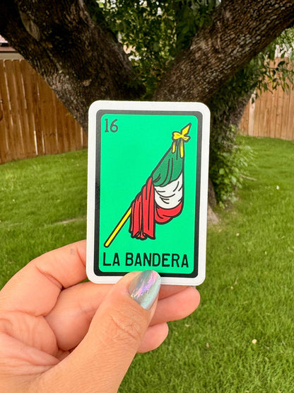 La Bandera Loteria Card | Vinyl Sticker