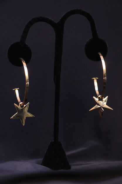 Star Hoop Earring - Alejandra Parra Collection