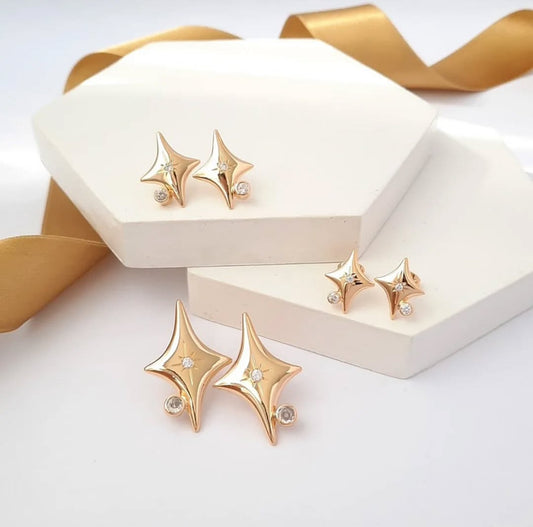 Sparkle stud earrings